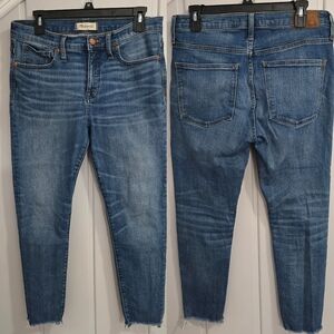 Madewell 9" High-Rise Skinny Crop Jeans (Size 30)